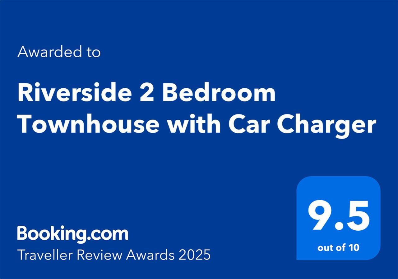 Riverside 2 Bedroom Townhouse With Car Charger Abergavenny Esterno foto